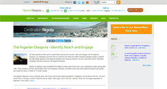 Desktop Screenshot of nigeriandiaspora.com