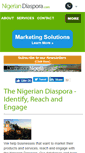 Mobile Screenshot of nigeriandiaspora.com